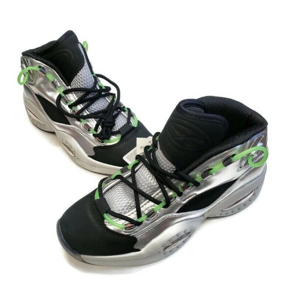 Reebok Size 10 Question Mid Illumination's Minions "Gru Lab" x Iverson FW7548 - Picture 4 of 7